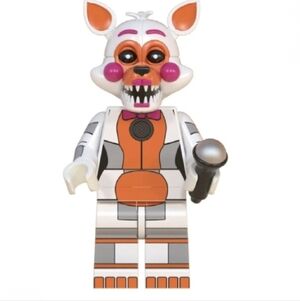 Five Nights at Freddy's Funtime Foxy Lolbit Freddy Custom Lego Minifigure